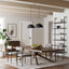 Nathan James Percy Modern 2-Light Pendant Island Light Fixture, Hanging Lights with Metal Shade and Adjustable Cord, for Kitchen, Living Room, Black