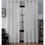 Loha Linen Window Curtain Panel Pair Winter 54x108 Exclusive Home