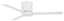 Minka Aire - F644L - WHF-52" Ceiling Fan - Roto Flush - Flat White