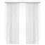 Ikea Lill Curtains Sheer Net White 2 Panels 110" x 98" Canopy Room Divider Voile