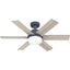 Hunter Pacer Ceiling Fan with LED Light - Indigo Blue - 44 in