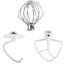 Stand Mixer Attachments 3-Piece Kit - REPLACE for Kitchen Aid Accessories K45ww Wire Whip K45dh Dough Hook K45b Coated Flat at MechanicSurplus.com