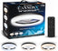 Cannonx 14 Low Profile Ceiling Fans with Lights and Remote, Modern Fandelier Ceiling Fan