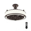Home Decorators Collection Windara 22 in. LED Indoor/Covered Outdoor Bronze Ceiling Fan with Light Kit and Remote Control