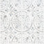 RoomMates Peel and Stick Tile Backsplash White Tin