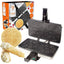 MasterChef Krumkake Baker - Make 2 Krumkake Pizzelle Like Cookies, Great for Cannoli Filling & Cones, Fun Nonstick Kitchen Appliance