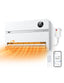 Dreo Wall Heater for Bathroom, Smart Space Heaters with Alci Plug, 1500W, 120�� Vertical Oscillation, Adjustable Thermostat, 24H Timer, Easy