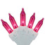 Northlight 50 - Count Pink Mini Christmas Light Set, 10 ft White Wire