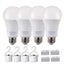 JackonLux Rechargeable Emergency Light Bulb UL Listed Battery Operated Light Bulb Power Outage Camping Reading Lighting Hurricane 9W 850 Lumens
