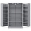 Spaco 17-Tier Kitchen Small Pantry Cabinet with 2 Doors and 6 Adjustable Shelves, Cabinet Pantry, Freestanding 5-Tier Shelving Pantries