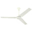 Westinghouse Industrial 56" Ceiling Fan with J - Hook Mount - White - White Steel Blades