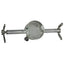 Hubbell Raco 936 4 in. Round Retro - Brace Ceiling Fan - Rated Support 4 in Gray