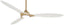 Minka Aire Sleek 60" Ceiling Fan in Soft Brass