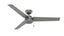 Hunter Cassius 52" Ceiling Fan - Matte Silver