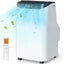 Fosawd 12000 BTU Portable Air Conditioner Cools up to 500 Sq. Ft, 3 - in - 1 AC, Dehumidifier, Fan