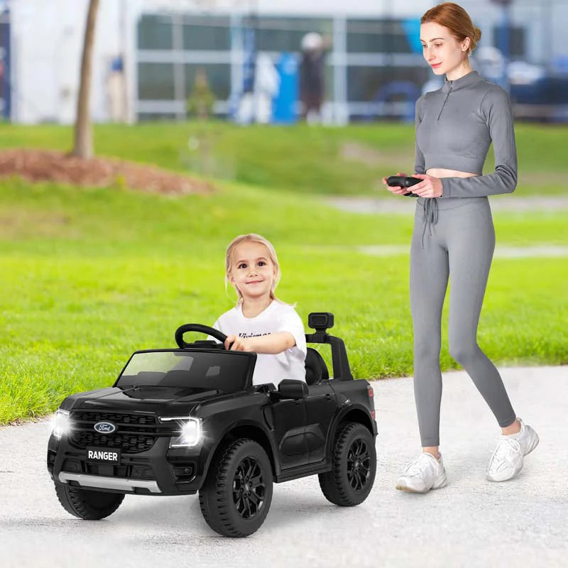 12V Licensed Ford Ranger Kids Ride on Car, Battery Powered Electric Vehicle Toy Car w/ Remote Control, Storage Basket, Music Secondary image