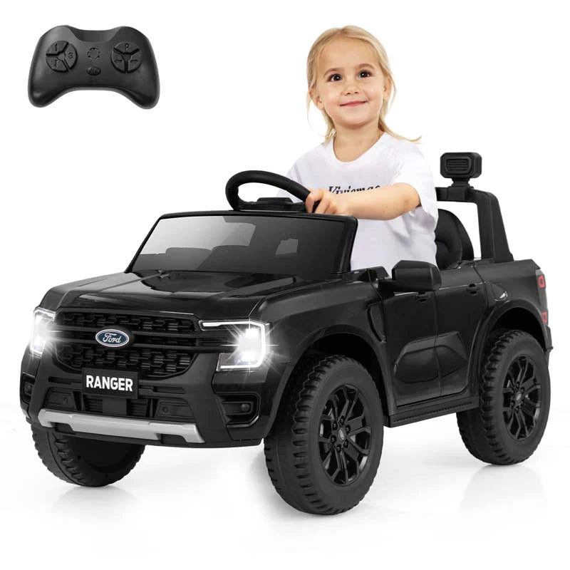 12V Licensed Ford Ranger Kids Ride on Car, Battery Powered Electric Vehicle Toy Car w/ Remote Control, Storage Basket, Music Main image