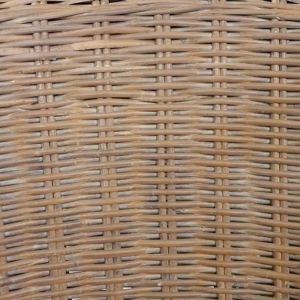 Furniture of America Lali Rustic Kubu Rattan Wicker Lounge Chair