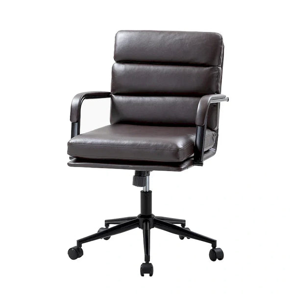 Joseph Contemporary Faux Leather Task Chair with Tilt Lock and Center Tilt by HULALA HOME