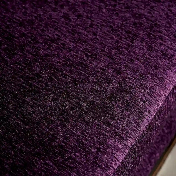 Grendel Classic Purple Chenille Loveseat with Rolled Arms by Furniture of America