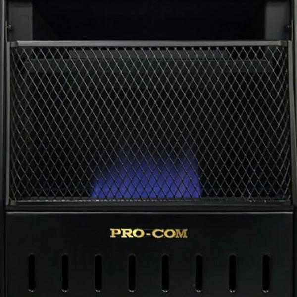ML100TBAHR Ventless Propane Gas Blue Flame Space Heater with Thermostat Control