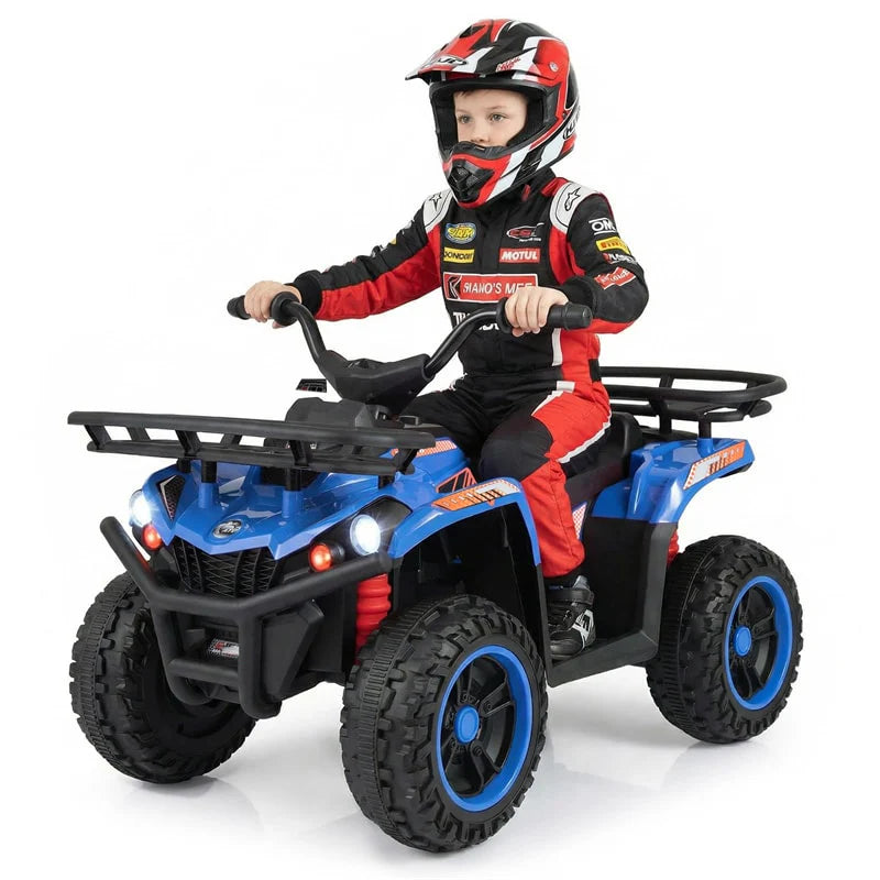 24V Kids ATV Ride On Quad, Electric 4 Wheeler Toy with 5Mph Max Speed, LED Headlights, Music, Front & Rear Storage for Boys Girls Main image