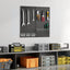 Carbon steel/Polypropylene Socket storage 2 x Metal Pegboard Panels 8 x Yellow Expansion Plugs 8 x M5x 50 Self - tapping Screws