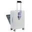 24 in Checked Luggage with Front Pocket, USB Charging Port, Built - in Lock Carry on Suitcase, Cup Holder and Phone Holder, Medium Hardside Suitcase